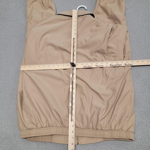 Polo Ralph Lauren Jacket Mens XL Beige Bi-Swing Bomber Collared Plaid Lined - Picture 8 of 15